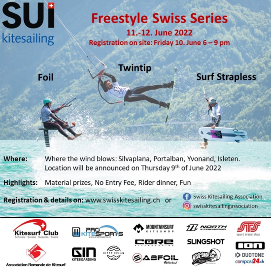 The Freestyle Swiss Series - Isleten :: 11-12 June 2022 :: Agenda :: LetsKite.ch