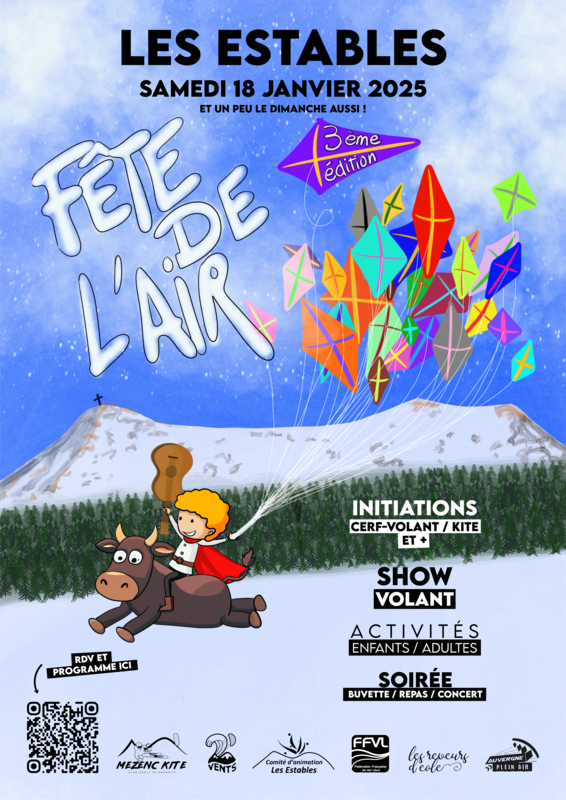 Fête de l'Air 2025 - Snowkite/Landkite - Cerf-volant