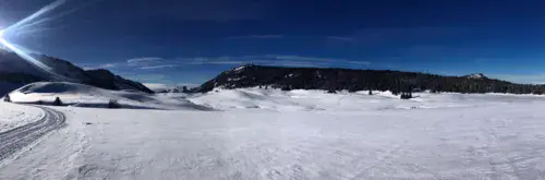 La plaine de Dran du plateau des Glieres - photo 1