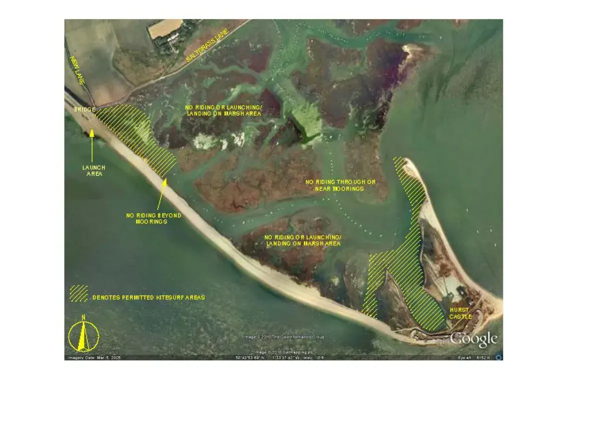 Spot de Hurst Castle UK