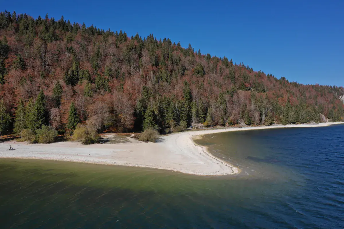 Spot de Lac de Joux - La pointe de Sable